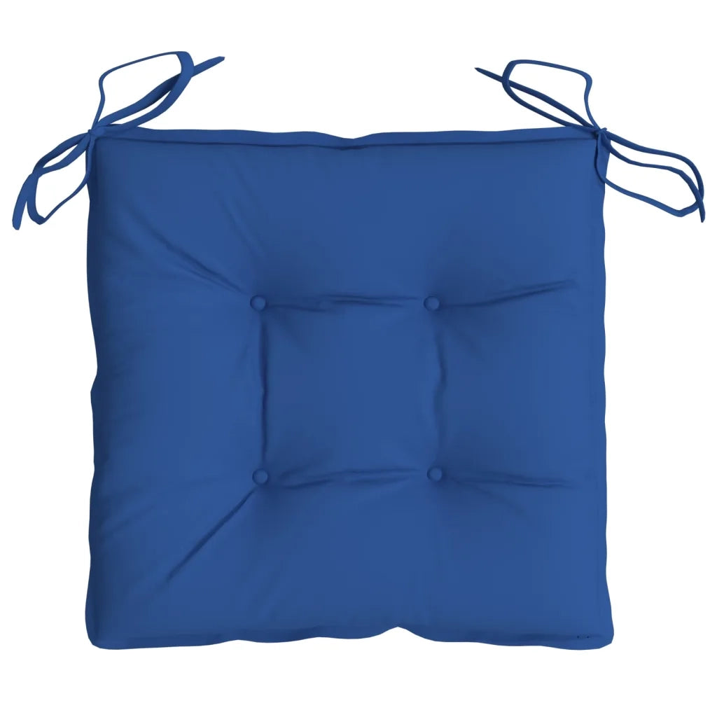 Cuscini per Sedia 4 pz | Cuscini per sedie Blu 40x40x7 cm in Tessuto Oxford