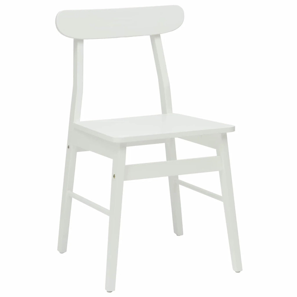 Sedia da pranzo 2 pcs Bianco 43 x 44,5 x 77 cm 42020489