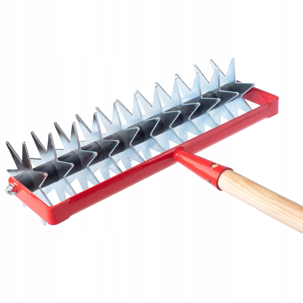KADAX Coltivatore manuale per la lavorazione del terreno, arieggiatore da giardino, 145 cm, rotativo