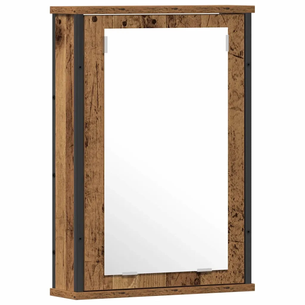 Set di mobili per il Bagno | Armadio da bagno 2 pz Marrone Legno multistrato