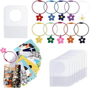 Organizzatore di cartelle per bambini con 200 adesivi e fioriere in acciaio inossidabile - conservazione di Yoto carte e accessori - valigetta per viaggi