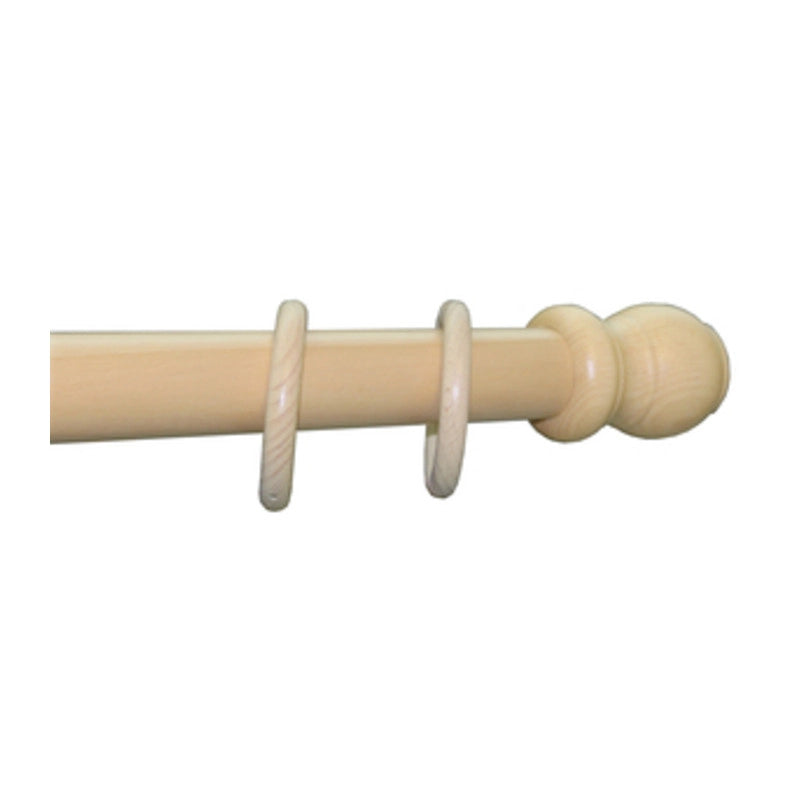 BASTONE LEGNO A TIRO D 35 NATURALE 240CM S/SUPP.