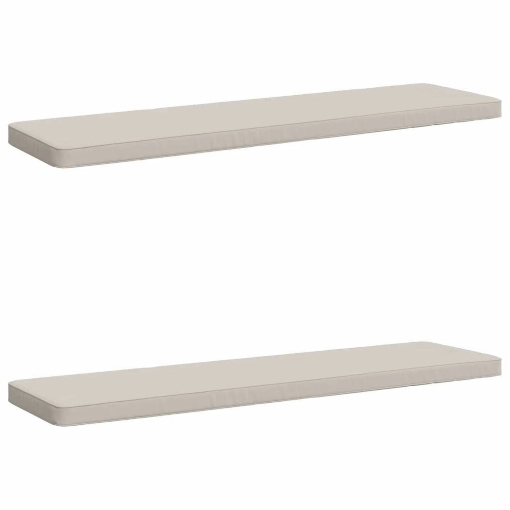 Cuscini per Panchina a 2 Pezzi VUGHT 2 pz 100% Poliestere 951349