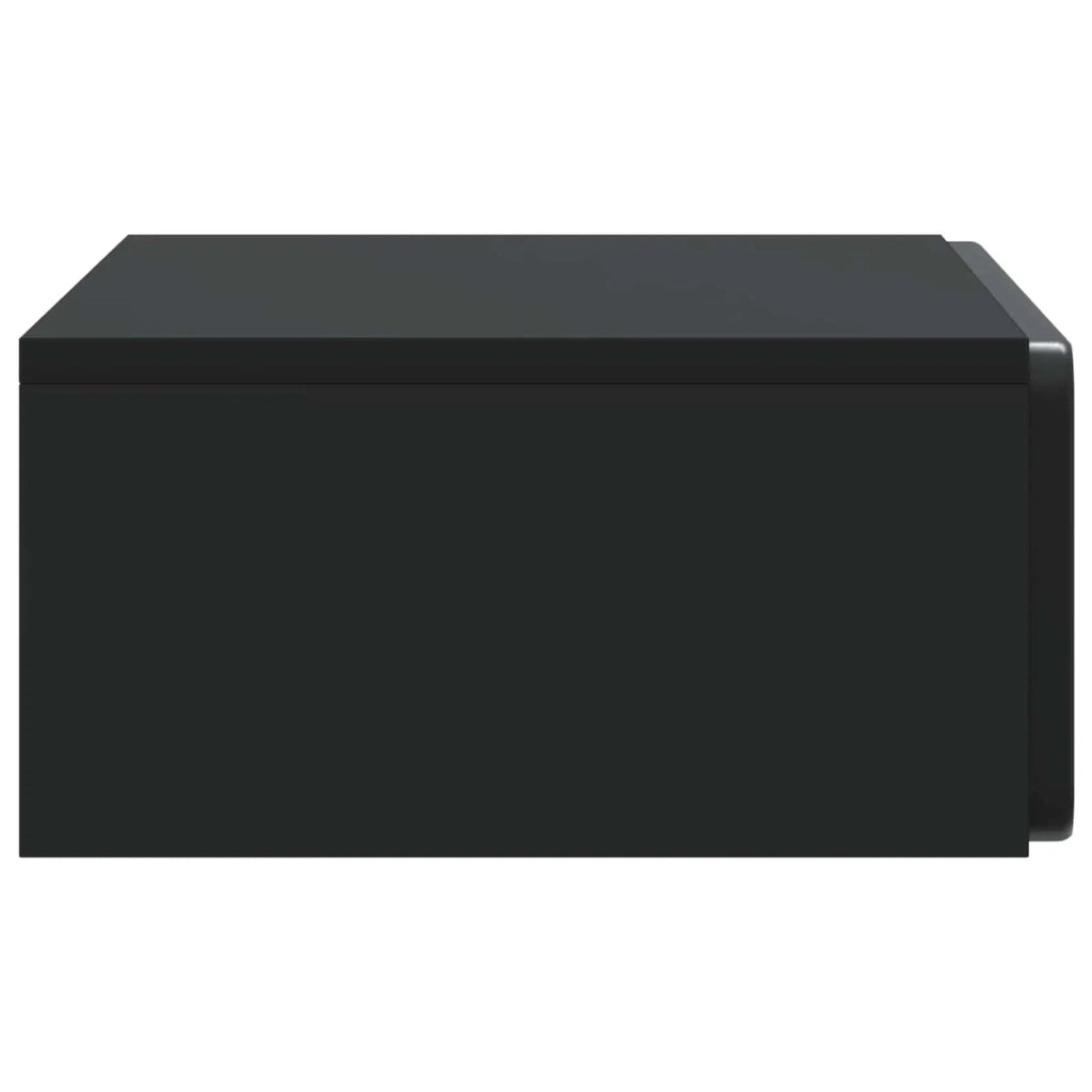 Tavolino da Parete Laterale Nero 59 x 34,5 x 17 cm 898316