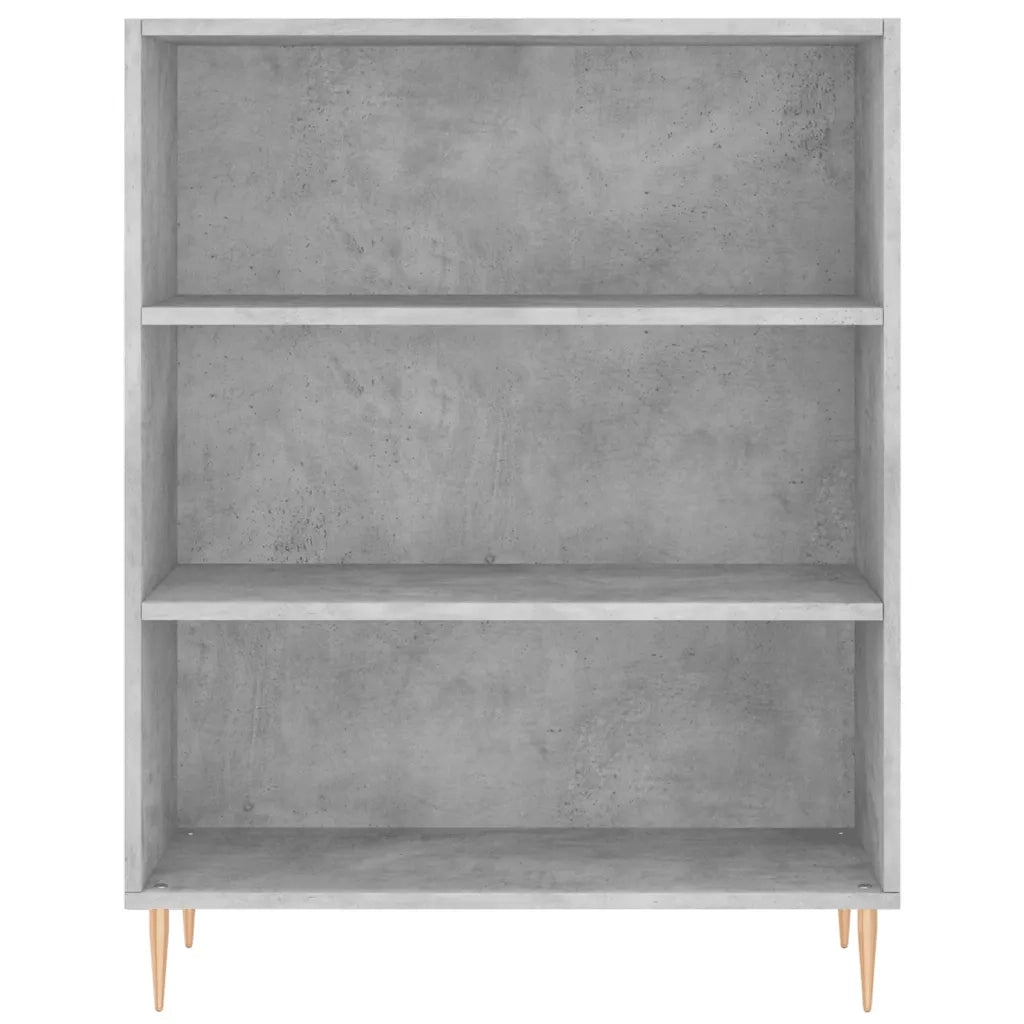 Credenza-Buffet-Armadio da cucina Grigio Cemento 69,5x34x180 cm in Legno Multistrato 933640