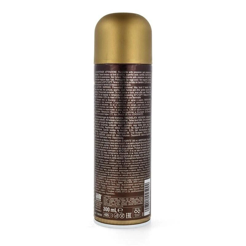 MALIZIA SCHIUMA DA BARBA 300 ML OLIO DI ARGAN & BURRO DI KARITE'