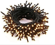 Decorazione di Natale - catena di luci per interni - 15 m - 100 led - albero di Natale per esterni - catena di luci con 8 modalità - alimentata a corrente - illuminazione esterna impermeabile - per camera - festa - balcone - abitazione.