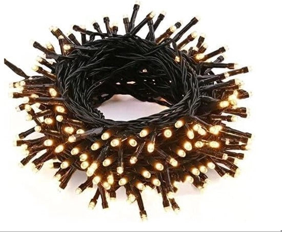 Decorazione di Natale - catena di luci per interni - 15 m - 100 led - albero di Natale per esterni - catena di luci con 8 modalità - alimentata a corrente - illuminazione esterna impermeabile - per camera - festa - balcone - abitazione.