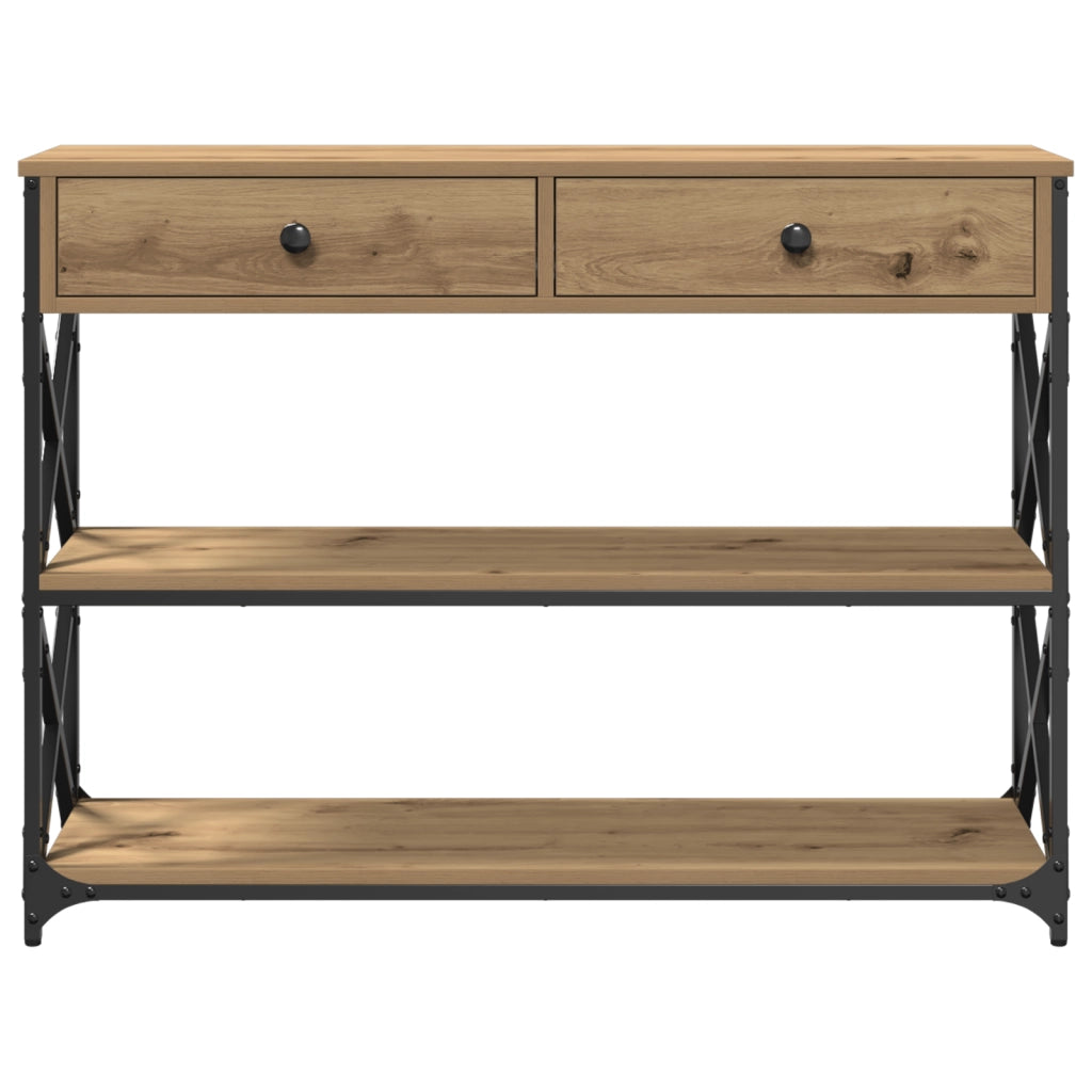Tavolo Consolle rovere artigianale 100 x 28 x 75 cm 863528