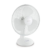 Ventilatore da tavolo elettrico 40cm, 3 velocità con oscillazione, base tonda stabile, funzione inclinazione 50W - SOGO
