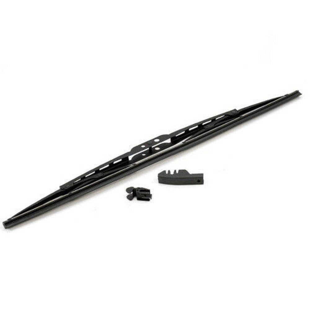 Trade Shop - Spazzola Tergicristallo Standard Singola Per Auto In Metallo E Gomma 56 Cm -