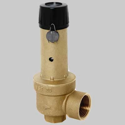 VALVOLA DI SICUREZZA QUALIFICATA E TARATA INAIL (EX ISPESL)  1/2x3/4 6 Bar     ICMA