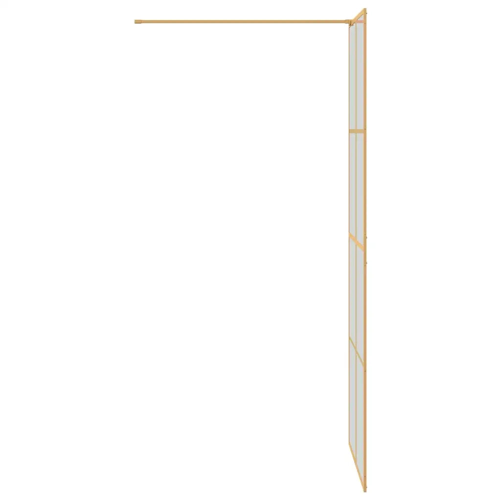 Parete Doccia Walk-in Oro 80 x 195 cm vetro temperato