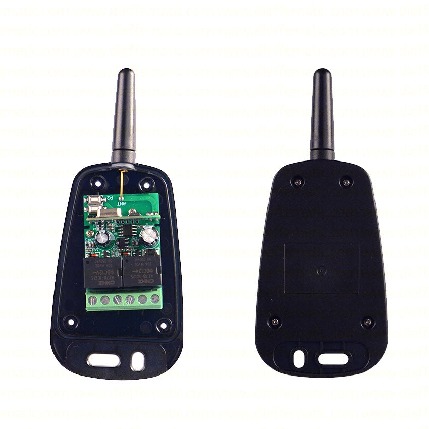 RICEVITORE UNIVERSALE 433 MHZ 2 CANALI A LUNGO RAGGIO CON ANTENNA E BOX YET894