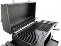 Barbecue a Carbonella 160x65x107,5 h cm in Metallo Nero