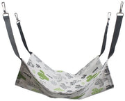 Hangmat per animali - letto per animali appeso - morbida hangmat per animali per primavera e estate - hangmat per animali - letto per animali - decorata su entrambi i lati - lavabile - adatta per animali fino a 9 kg - 27 x 27 cm