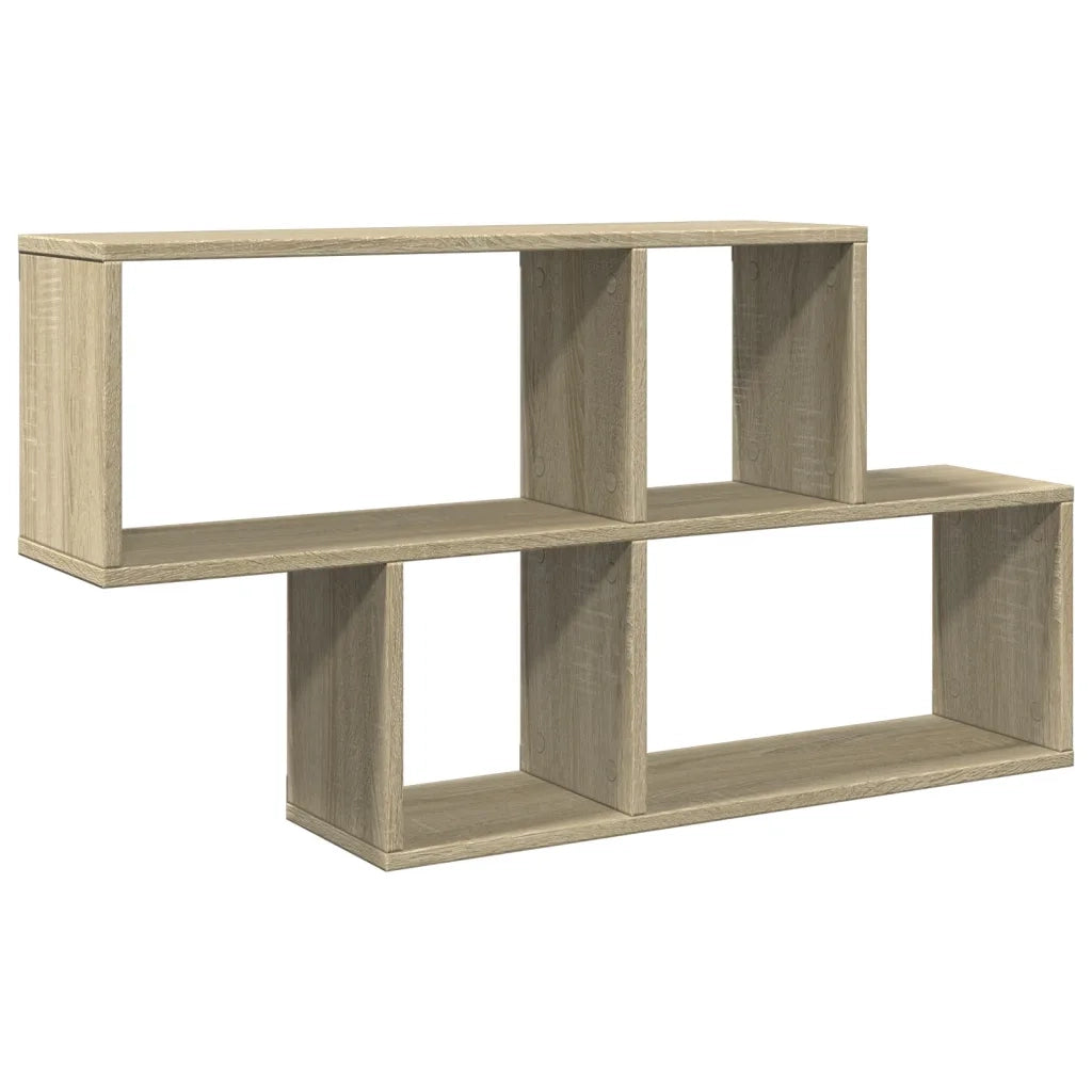 Scaffale a Parete Rovere Sonoma 100x20x53cm Legno Multistrato 848019