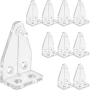 10 pezzi di fermaglio per zanzariere - Mini fermaglio trasparente per zanzariere in plastica - Fermaglio trasparente colorato - Mini fermaglio per zanzariere - Fermaglio per zanzariere - Adatto per zanzariere - Colore trasparente