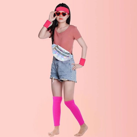 Abbigliamento anni '80 sportivo - accessori neon - per feste