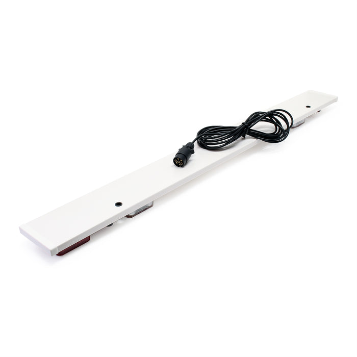 Barra portafanali per rimorchio a 7 poli 137 cm Con luci di posizione posteriore, freno e frecce