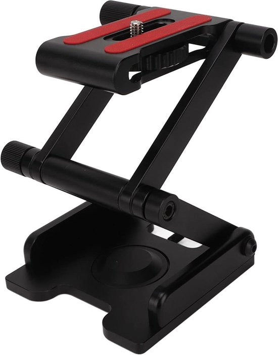 Stativa a Tilt per Fotocamera in Alluminio Z Tipo con Testa di Tilt Rotante - Supporto per Fotocamera con Rapida Rilascio - Giro 360 Gradi - Compatibile con Fotocamere DSLR .