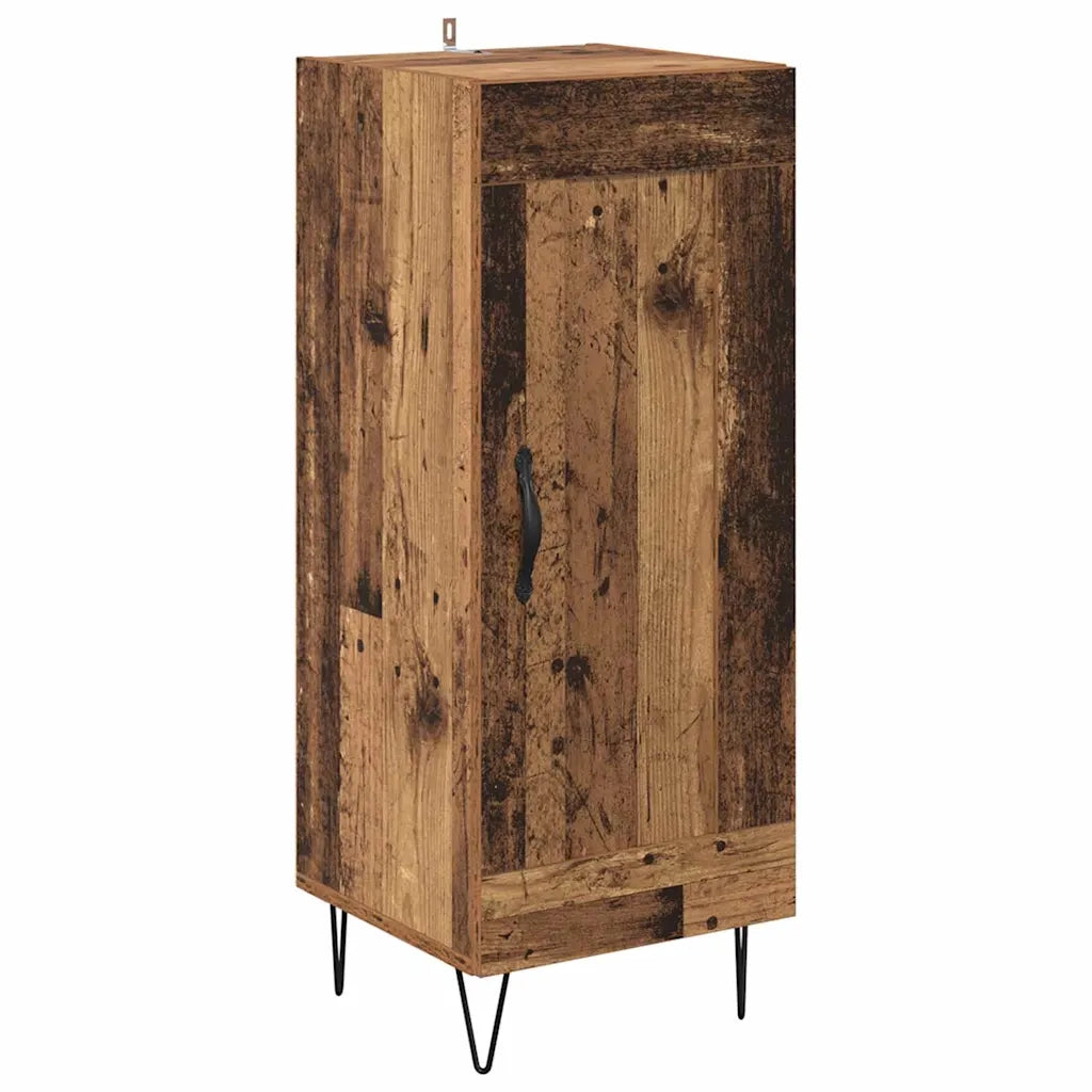 Credenza | Madia | Buffet da pranzo | Armadio da pranzo Legno vecchio 34,5 x 34 x 90 cm Legno multistrato