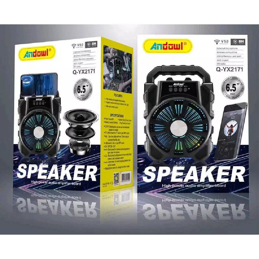 Trade Shop - Altoparlante Bluetooth Multifunzionale Portatile Cassa Speaker Wireless Q-yx2171 -