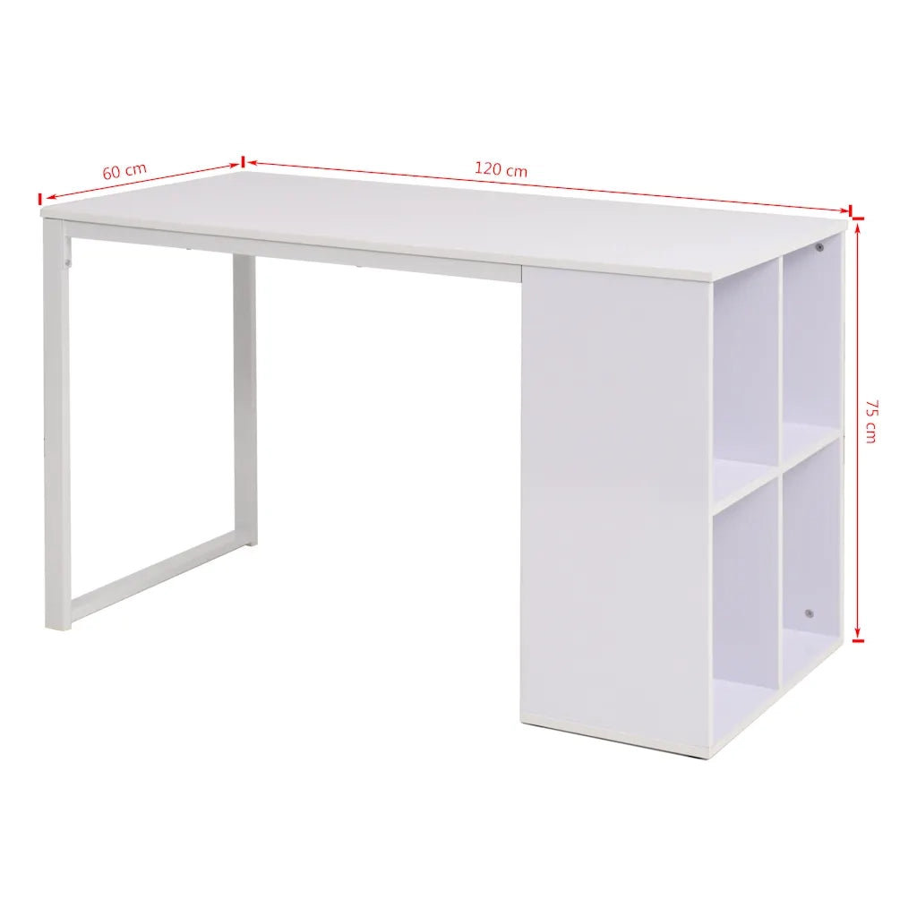Scrivania | Tavolo da Ufficio 120x60x75 cm Bianca