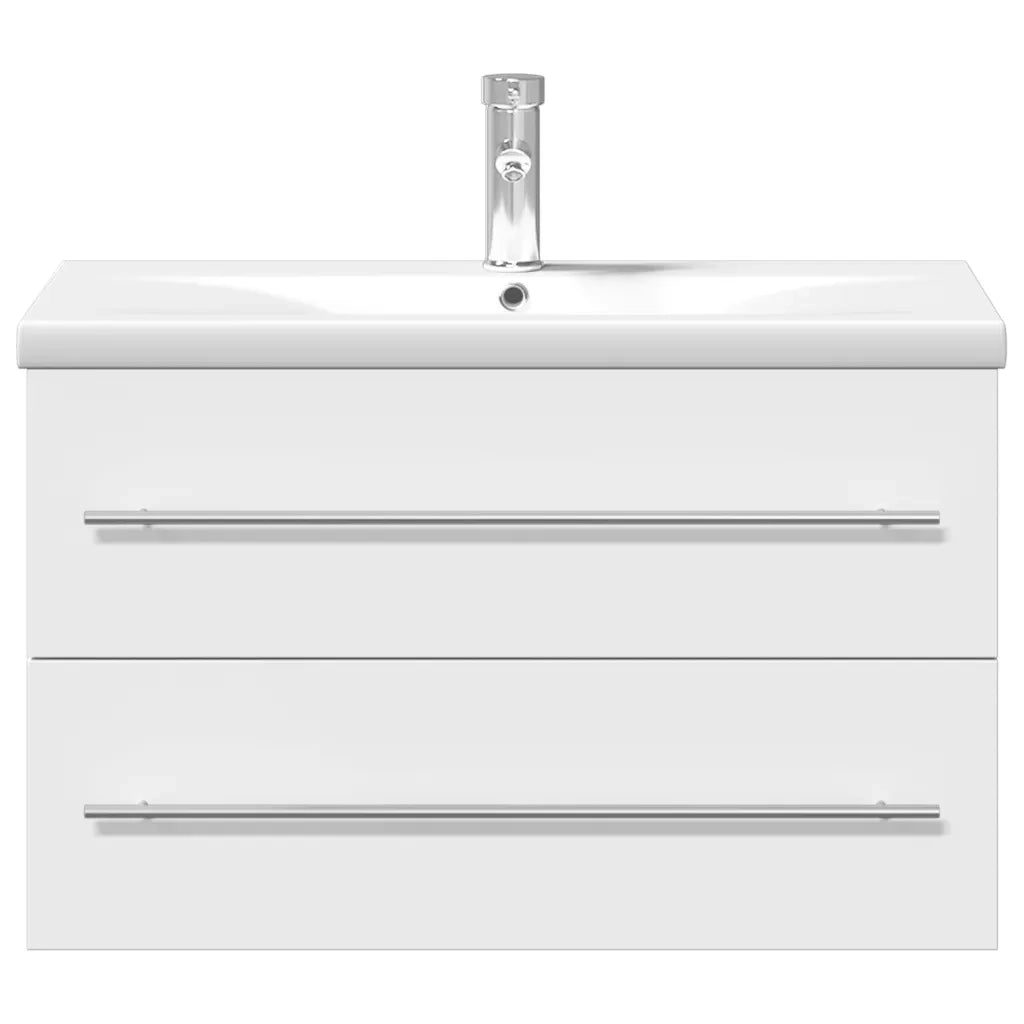 Mobile da Bagno con Lavabo Bianco