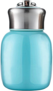 Termos di vetro 200 ml - Fiasco di acqua isolato a vuoto - Blu