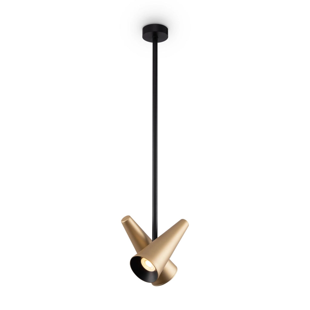 Maytoni Lampadario moderno Giro 2 luci GU10 ottone metallo