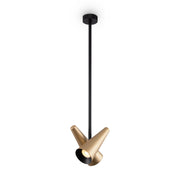 Maytoni Lampadario moderno Giro 2 luci GU10 ottone metallo