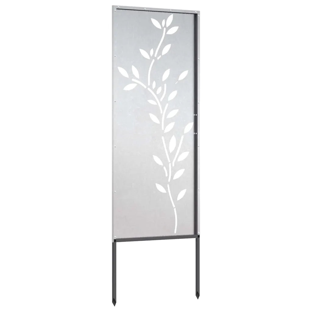 Schermo per privacy in giardino Floreale Argento 50 x 140 cm 876326