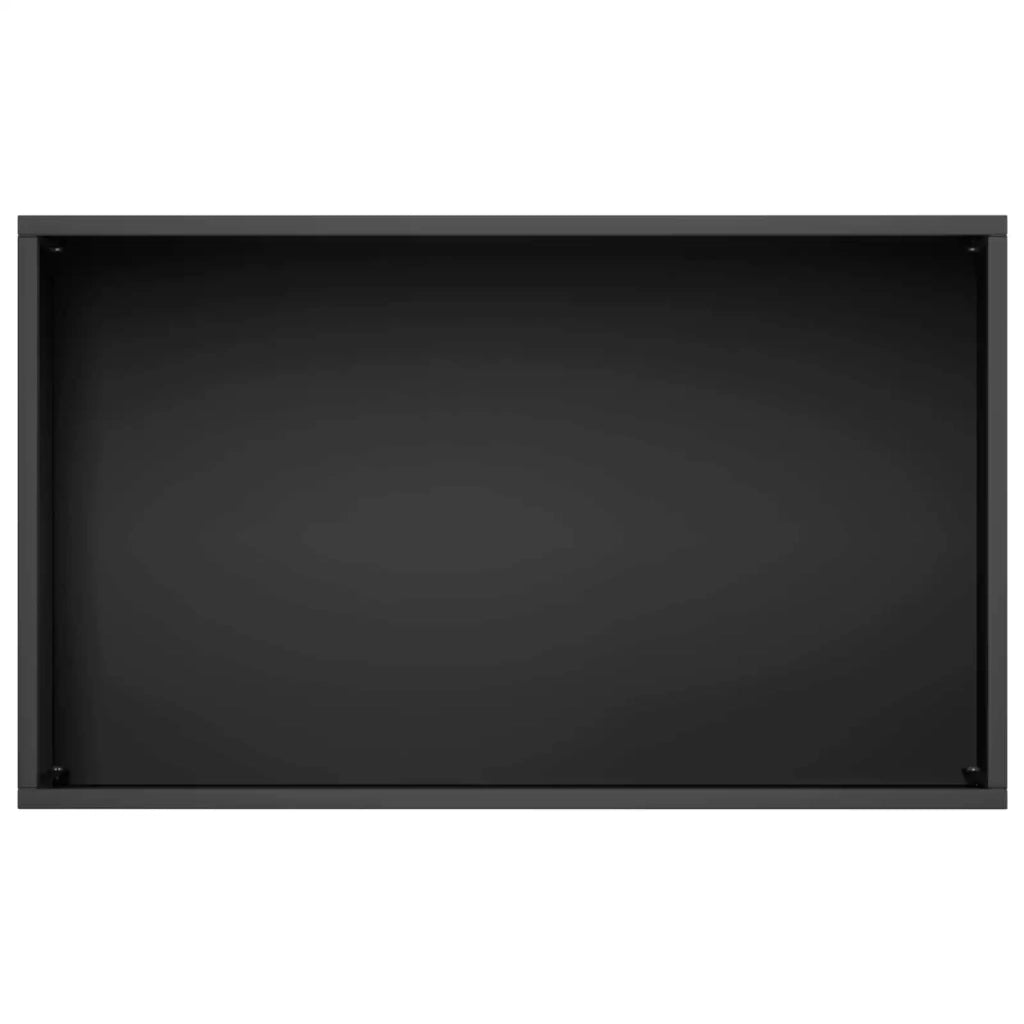 Vaso da giardino 2 pz Nero 50 x 30 x 49 cm 8005807