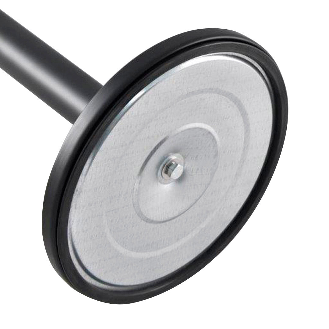 Colonnina Tendinastro 3 metri in Metallo Nero Opaco Ø36x101 cm Nastro Bianco