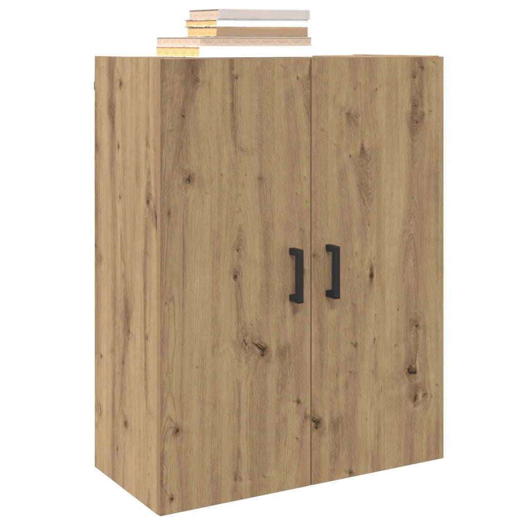 Armadietto a Muro | Mobile a Parete Rovere artigianale 69,5 x 34 x 90 cm