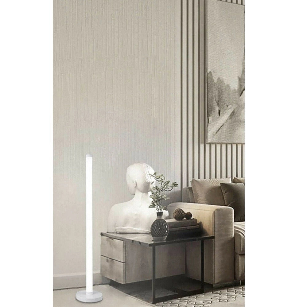 Trade Shop - Lampada Piantana Da Terra A Led 20w Design Moderno Illuminazione Verticale Luce -