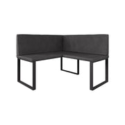 Vicco panca ad angolo Antracite 120 x 120 cm