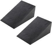 Set di Yogablocco da 2 pezzi - Hamburger con supporto per squat - Materiale EVA - Nero - Alta qualità e durata - Dimensioni 15 x 12 x 5 cm - Blocchi per squat