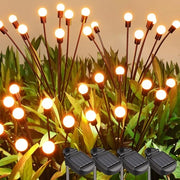 4 zonnelampen per 32 led esterne - IP65 - acqua resistente - lampada solare per giardino - per ombau - terrazza - balcone - ponte pedonale - decorazione