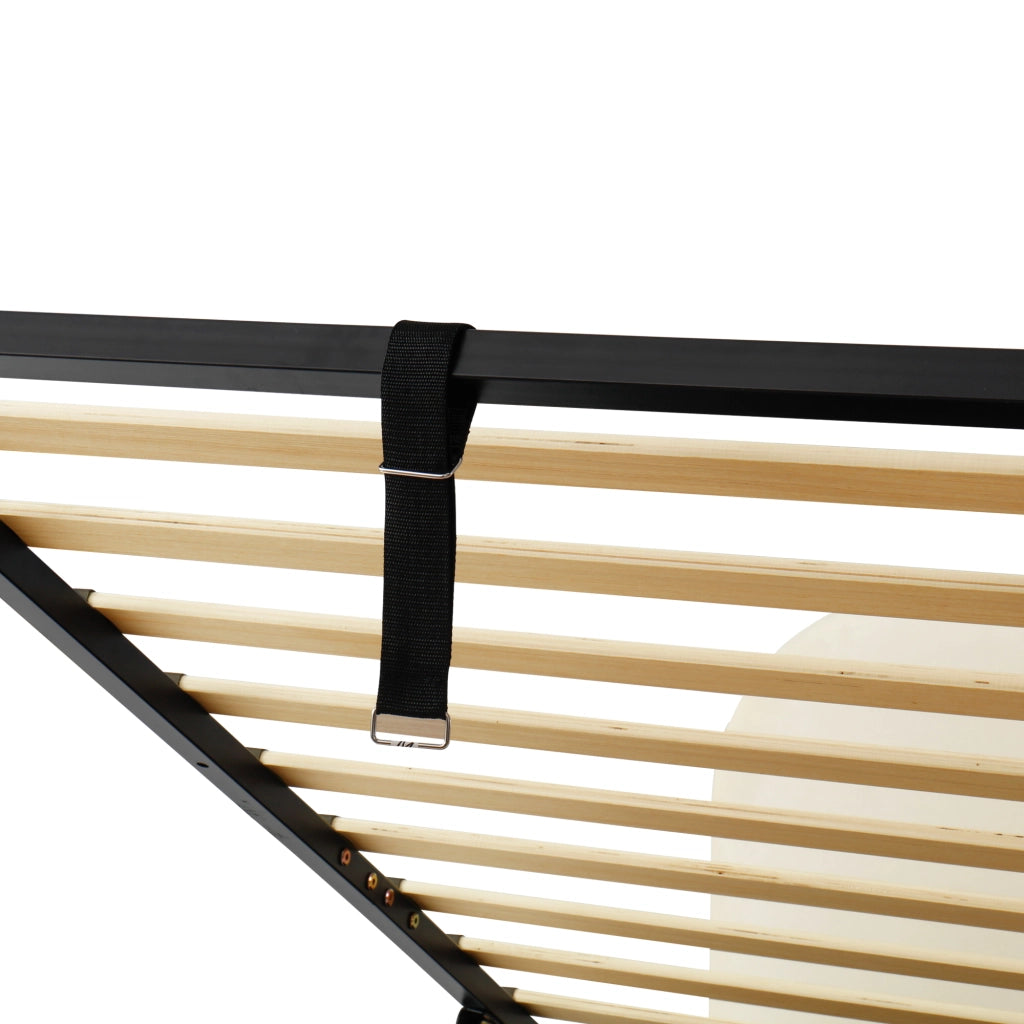 Letto singolo imbottito per bambini 90x200 cm con contenitore idraulico, rete a doghe inclusa, velluto beige