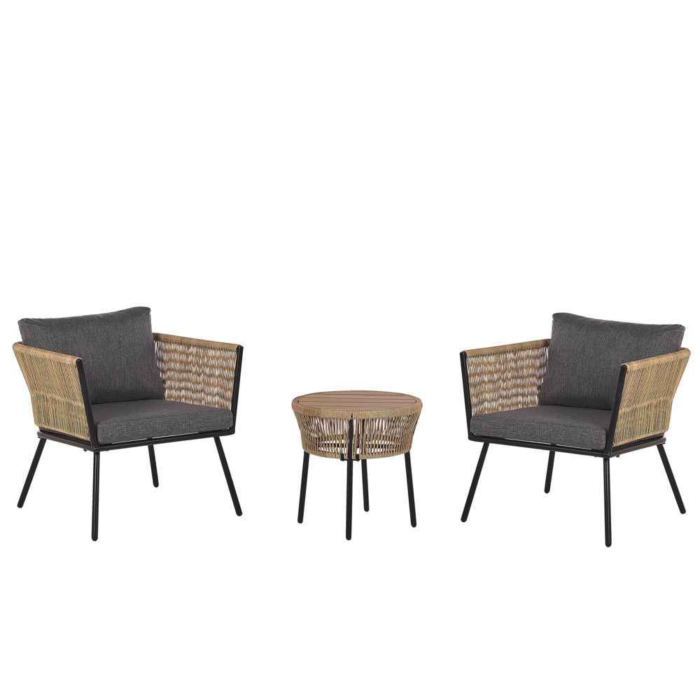 Pianta di semprevivo artificiale in vaso succulenta materiale sintetico verde e Nero 31 cm accessorio decorativo per interni