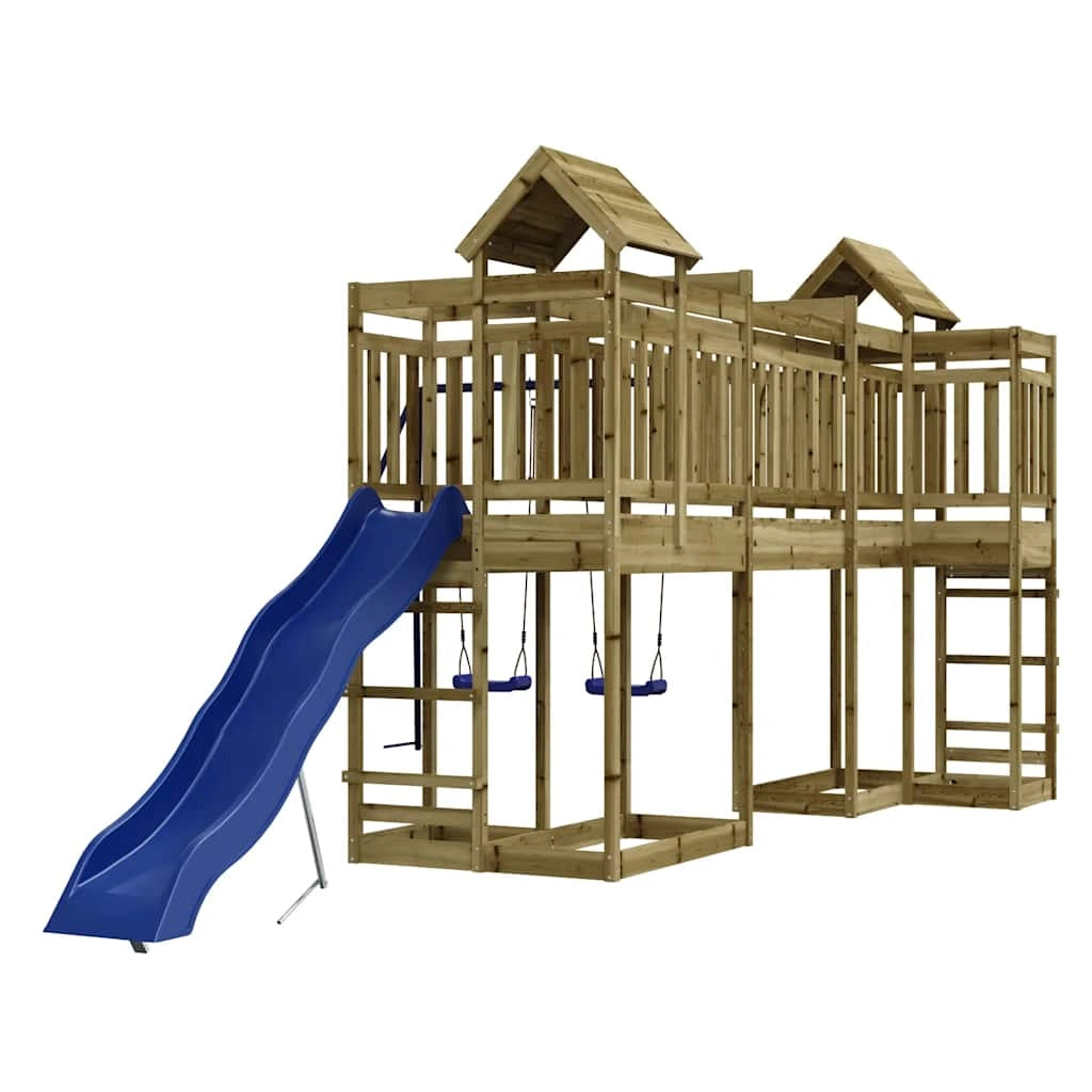 Set da Gioco da Esterno in Legno di Pino Impregnatocod mxl 109934