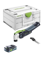 Utensile Multifunzione FESTOOL VECTURO OSC 18 E-Basic (1 x 4,0 Ah + Systainer SYS3 M 187)