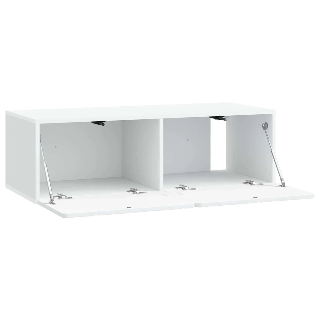 Mobile Porta TV da Muro Bianco 98 x 41 x 30 cm 898355
