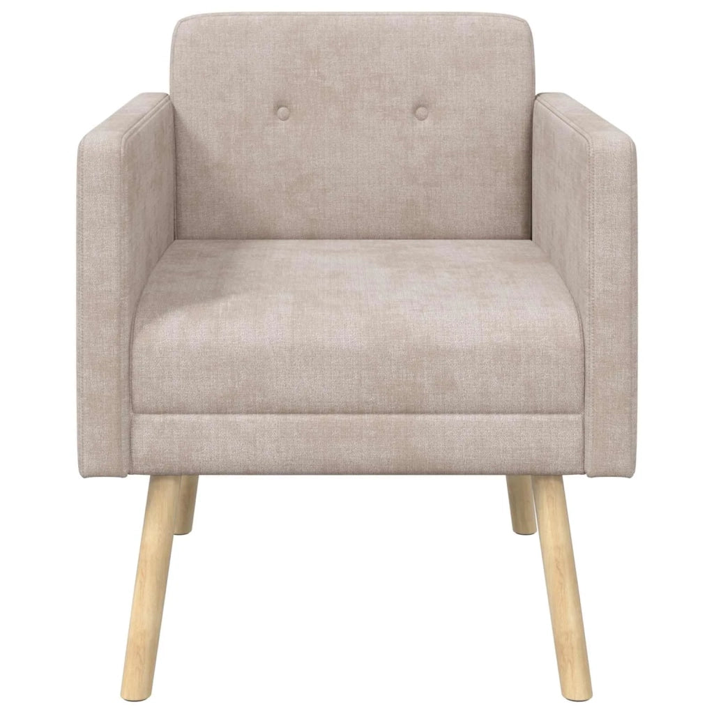 Sedia d'accento Beige Tessuto in ciniglia 42044818