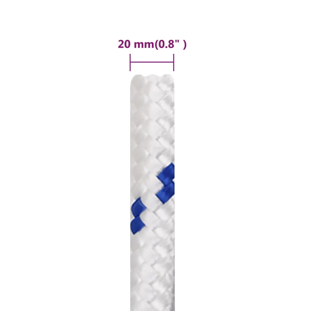 Corda Nautica Bianca 20 mm 25 m in Polipropilene