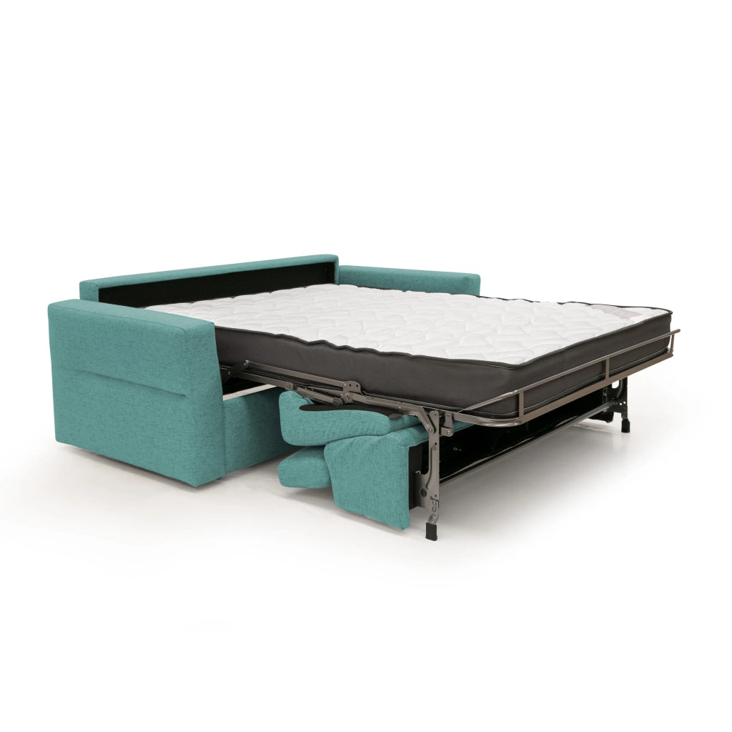 Avalon Divano letto con materasso H18 200 cm (mat. 140x197 cm) antracite