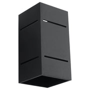 Applique da parete KUBANO nera Pure Lume 1xG9 PU.0478