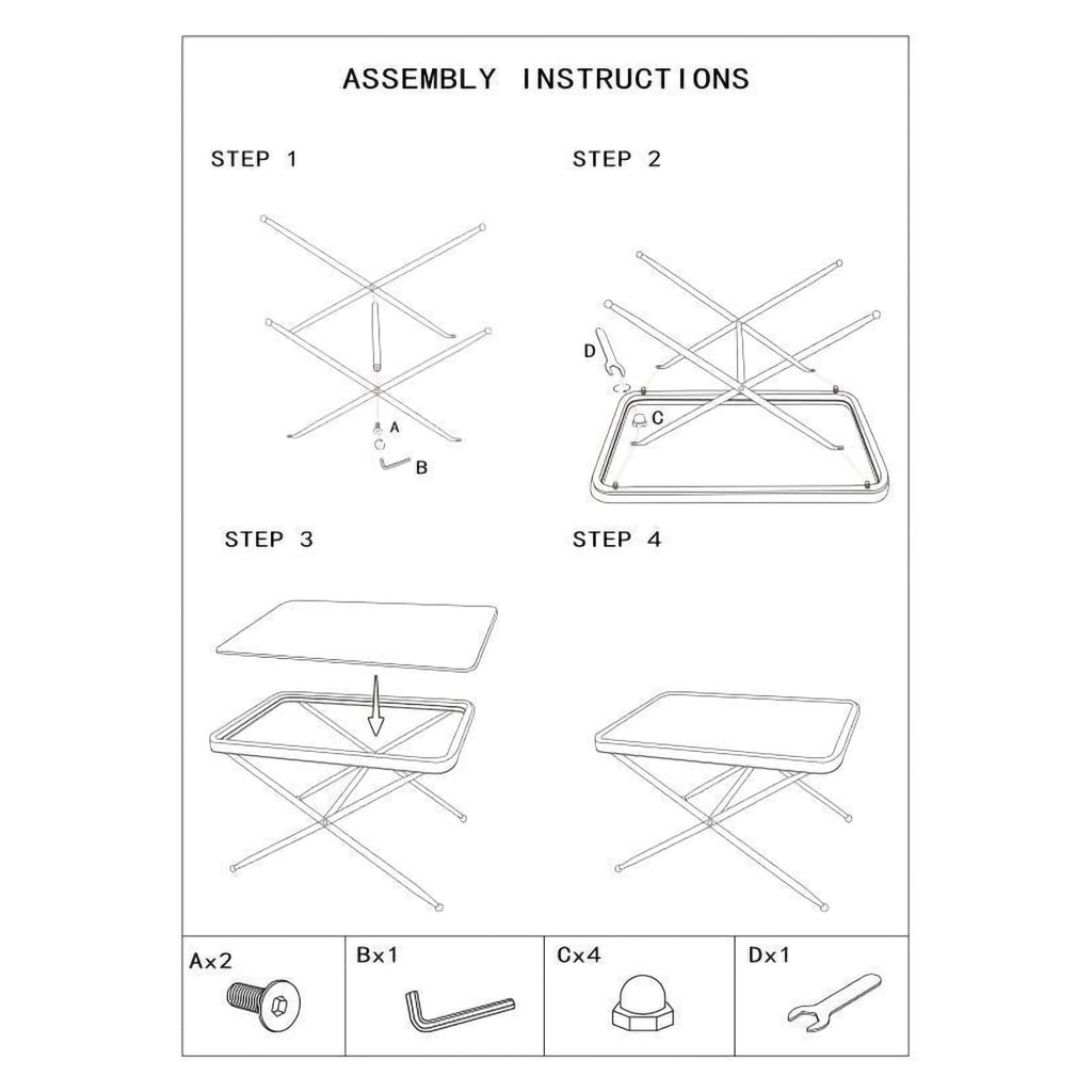 Trat, Tavolino da Salotto Dettaglio Effetto Rattan, 70x50x45h cm Nero